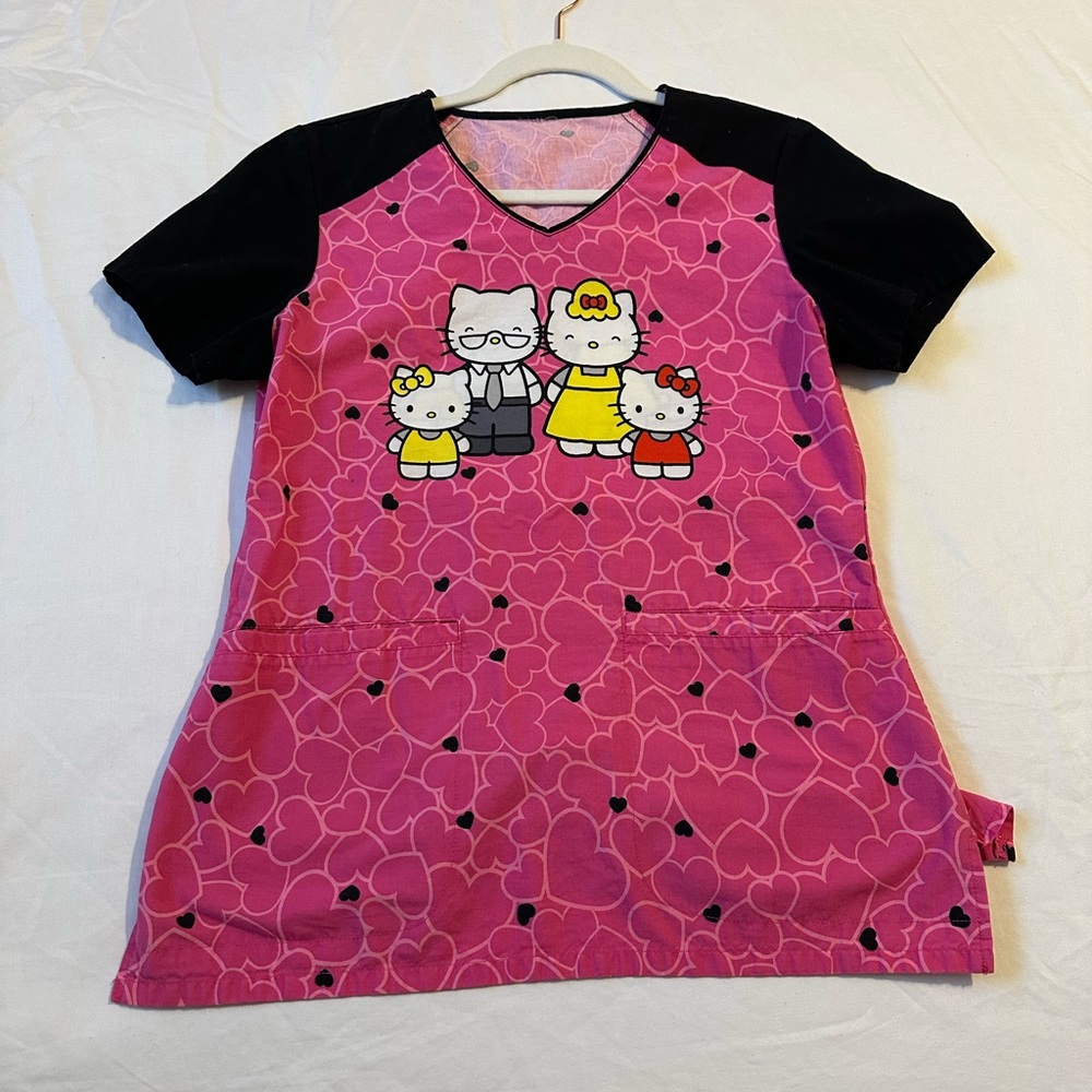 XS scrub top